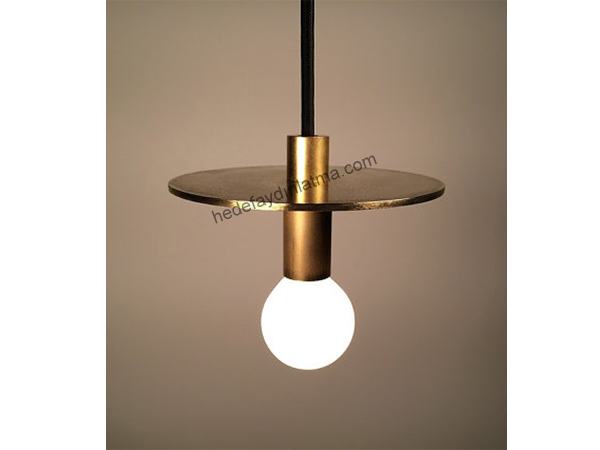 Halo Brass Pendant