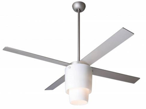 Halo Nickel Ceiling Fan