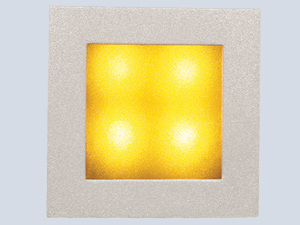 Metal Framed Yellow Led Interior Luminaires
