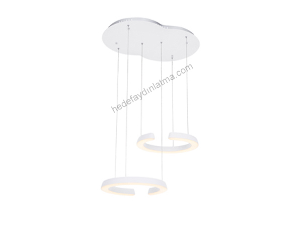 İkili White Pendant
