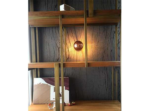 Indirect Polished Copper Sconce