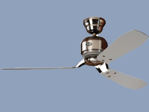Gray Ceiling fan Industrie 3 Sleeves