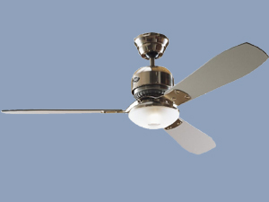 Industrie Custom 3 Sleeves Gray Ceiling fan