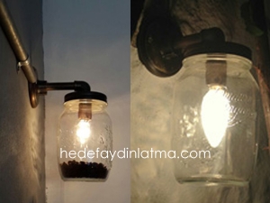 Jar Wall Light