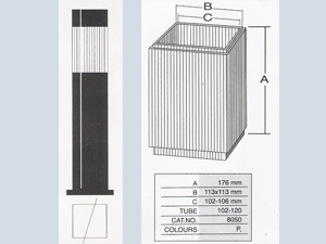  Square Lens Aluminum Floor