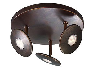 Kavo Modern 3\'lü Kahverengi Led Spot