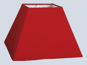 Red Big Lampshade Head