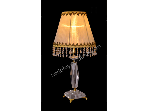 Cream Püsküllü Fixture Desk Lamp