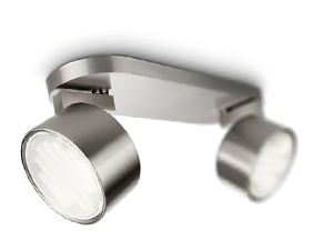 Ceiling Spot Chrome 2 Gang