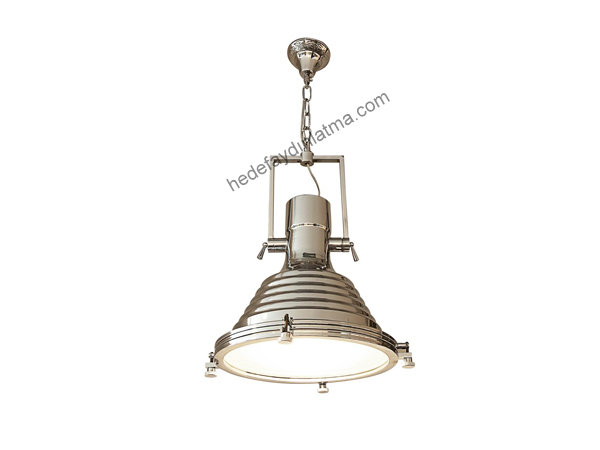 Chrome Metal Pendant