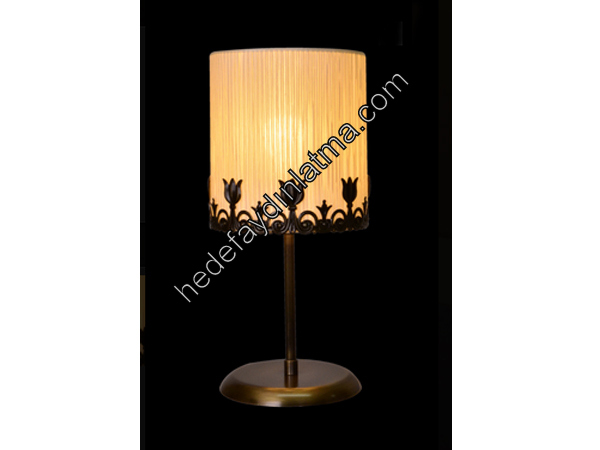 Tulip Figured Fixture Desk Lamp