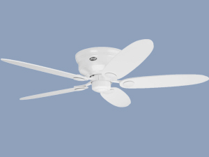 Low Profile White Ceiling fan 5 Poultry