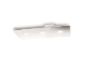 Magna White 3'lü Ceiling  Fittings