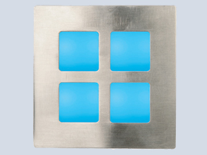  Blue Square Recessed Downlight Led