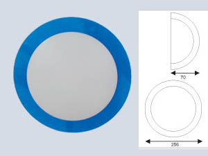 Blue Ceiling Lamp