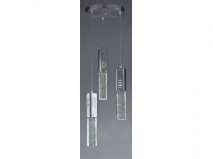 Mazbon Triple Length Short Chrome Pendant