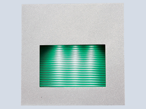  Metal Framed Recessed interior Green Led
