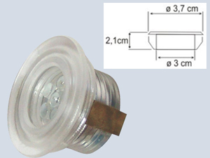 Mini Gömme 6 Led 12 V
