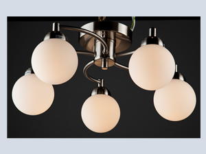 Mix Light Modern Chrome Ceiling Lamp