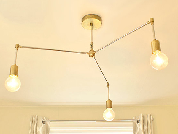 Modern Brass Pendant