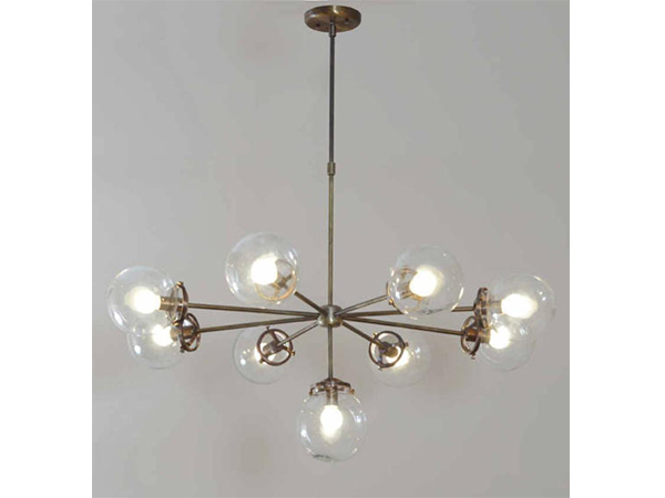 Modernist Chandelier Glass Balls Ceiling Pendant