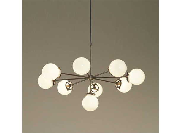 Modernist Chandelier Glass Balls Pendant 