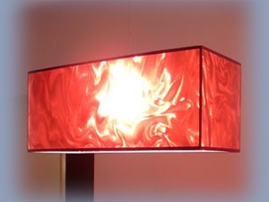 Oblong Fire Abajur Sarkıt