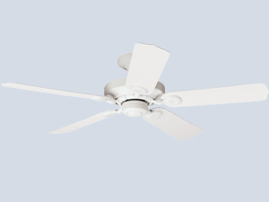 White Outdoor Elements Ceiling Fan