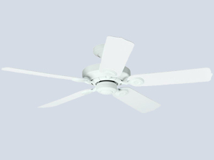 Outdoor Elements II 5 Winged White Ceiling Vantila