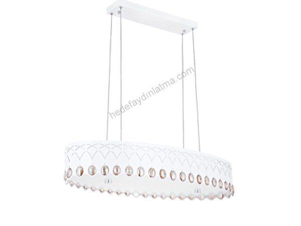 Oval Taşlı Modenn Pendant