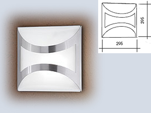 Stainless Steel Ceiling Lamp Aldan
