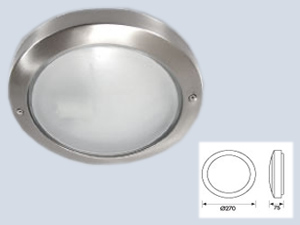 Stainless Steel Garden Ceiling Luminaires