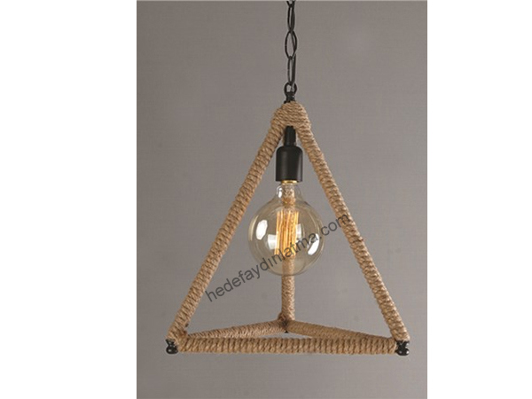 Pyramid Ruled Chandelier