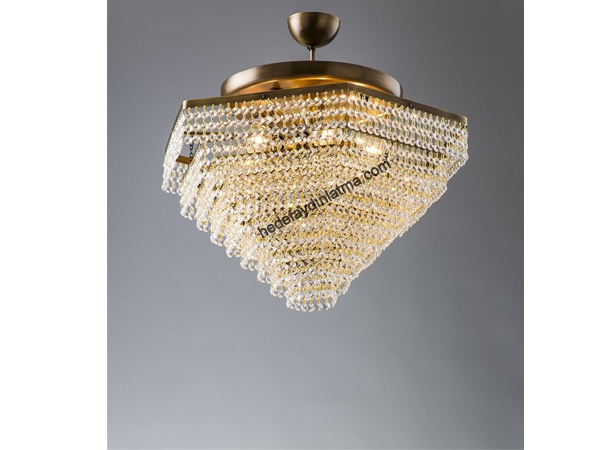 Pyramid Crystal Chandelier