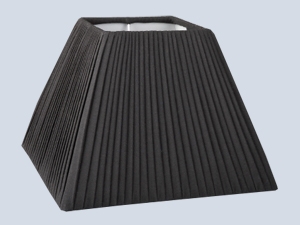 Plisseli Big Black Cap Lampshade Head
