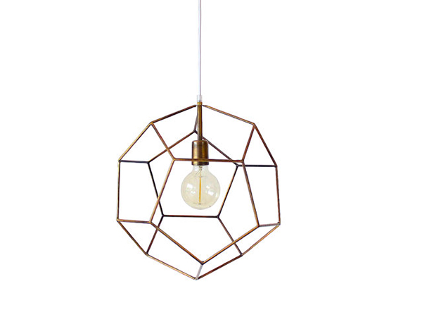 Polyhedron Geometric Pendant