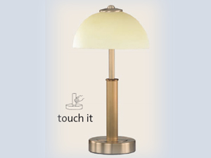 Pop Bronz Sarı Modern Masa Lambası