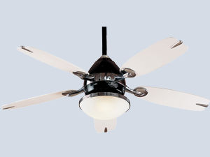 Retro Body Black Sleeves 5 Ceiling fan
