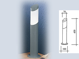 Sail 1 Gri Çim Armatürü