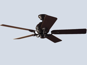 Salinas Dark Walnut Ceiling Fan 5 Sleeves