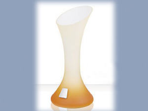 Orange Candlestick Table Lamp