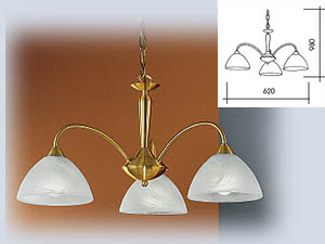 Sarı Lord 3\'lü Avize