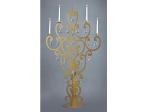 Yellow Candlestick Modern Candelabra Quartet