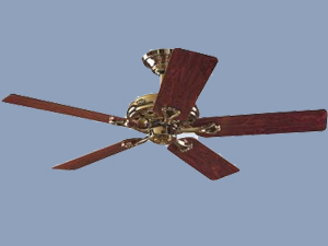 Savoy ceiling fan Rosewood 5 Sleeves