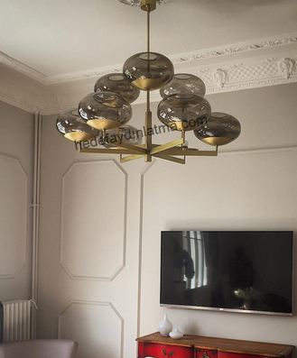 Sciolari Brass Pendant