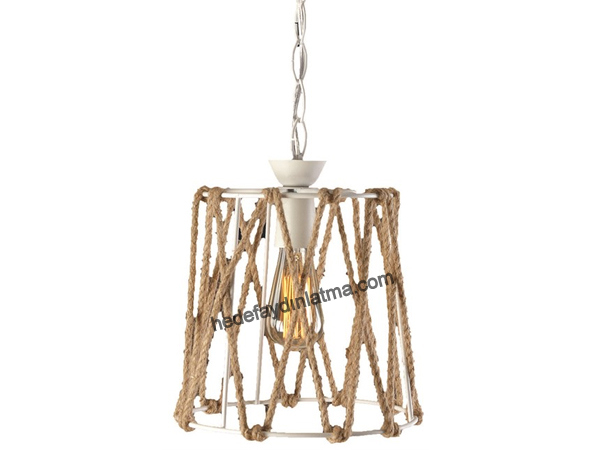 Basket Ruled Chandelier