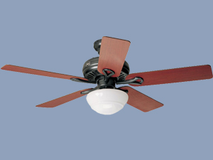 Special 5 Sleeves Dark Cherry Ceiling fan Seville