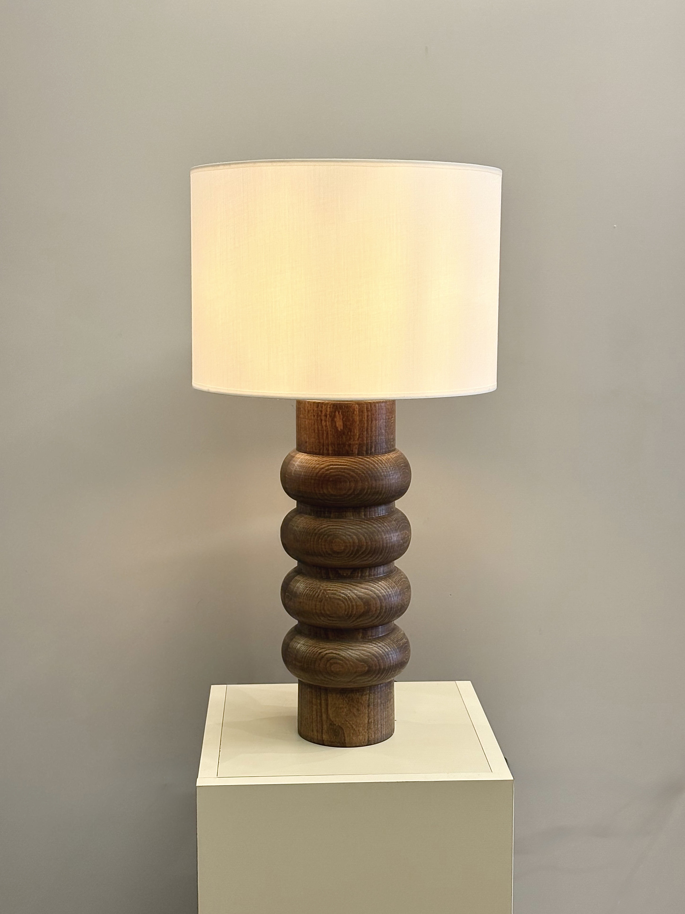 Sfaxe Handmade Beech Wood Table Lamp
