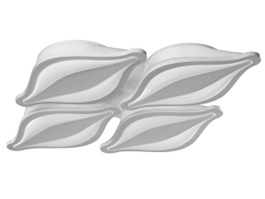 Shuck 4'lu Modern Ceiling Lighting