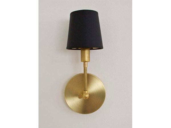 Single Brass Candelabra Sconce